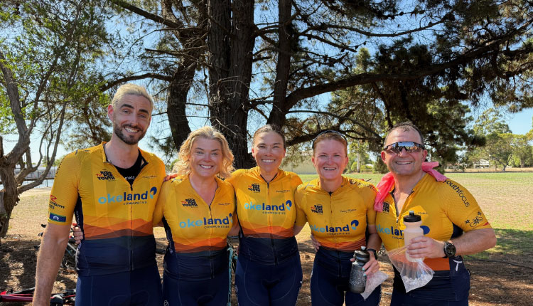 Okeland Communities pedals for youth mental health